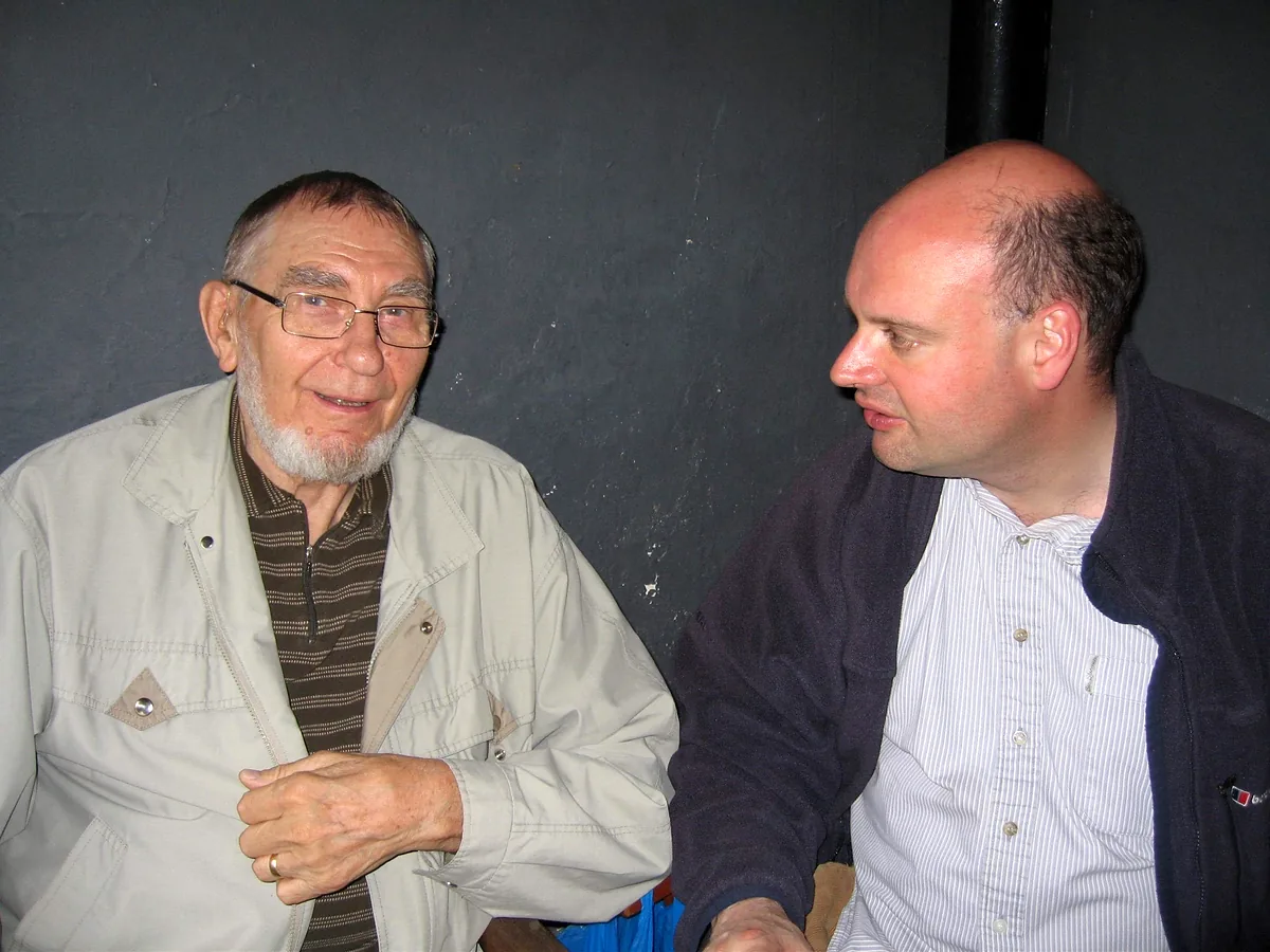 Veljo Tormis in Stephen Layton, London, 2007